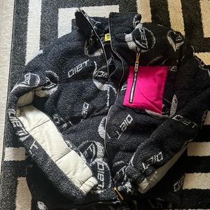 Fleece puffer with pants